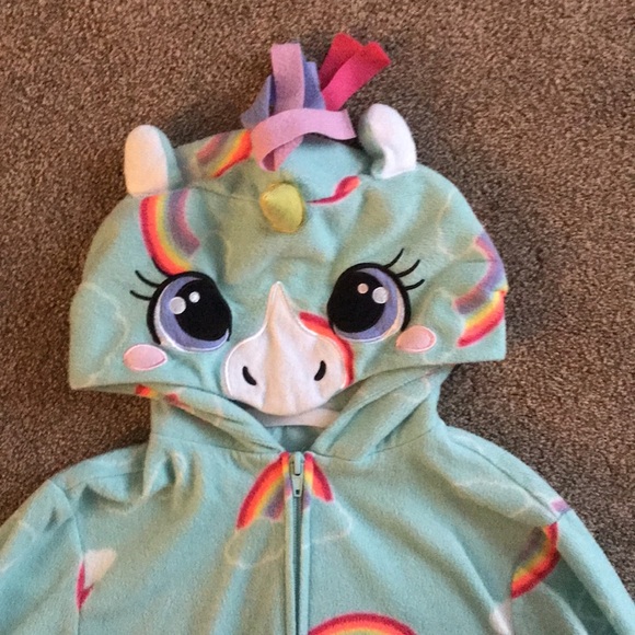 Girls hooded pajama - Picture 2 of 5